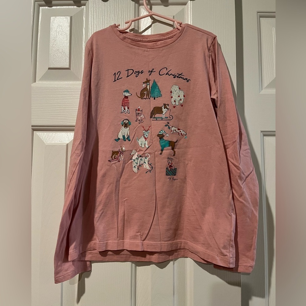 J Crew Crewcuts holiday long sleeve t-shirt size L (10-11)